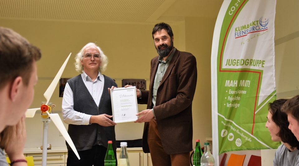 Auszeichnung zum „Flensburgs Klimaschützer“