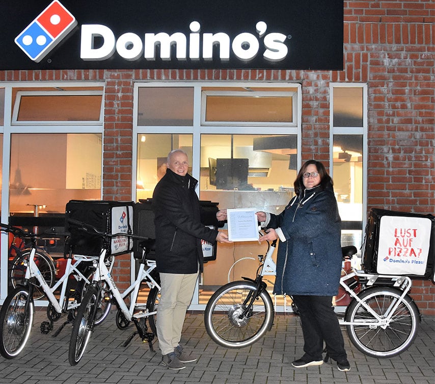 Domino‘s Pizza Flensburg erhält die Auszeichnung „Flensburgs Klimaschützer“