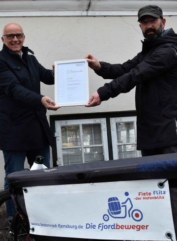 Timo Schmidt erhält Auszeichnung „Flensburgs Klimaschützer“