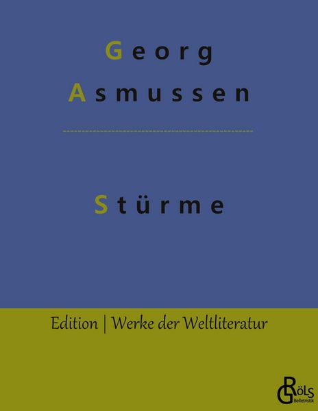 "Stürme" – Lesung aus dem Roman von Georg Asmussen mit Klaus Guhl, Pastor i.R.
