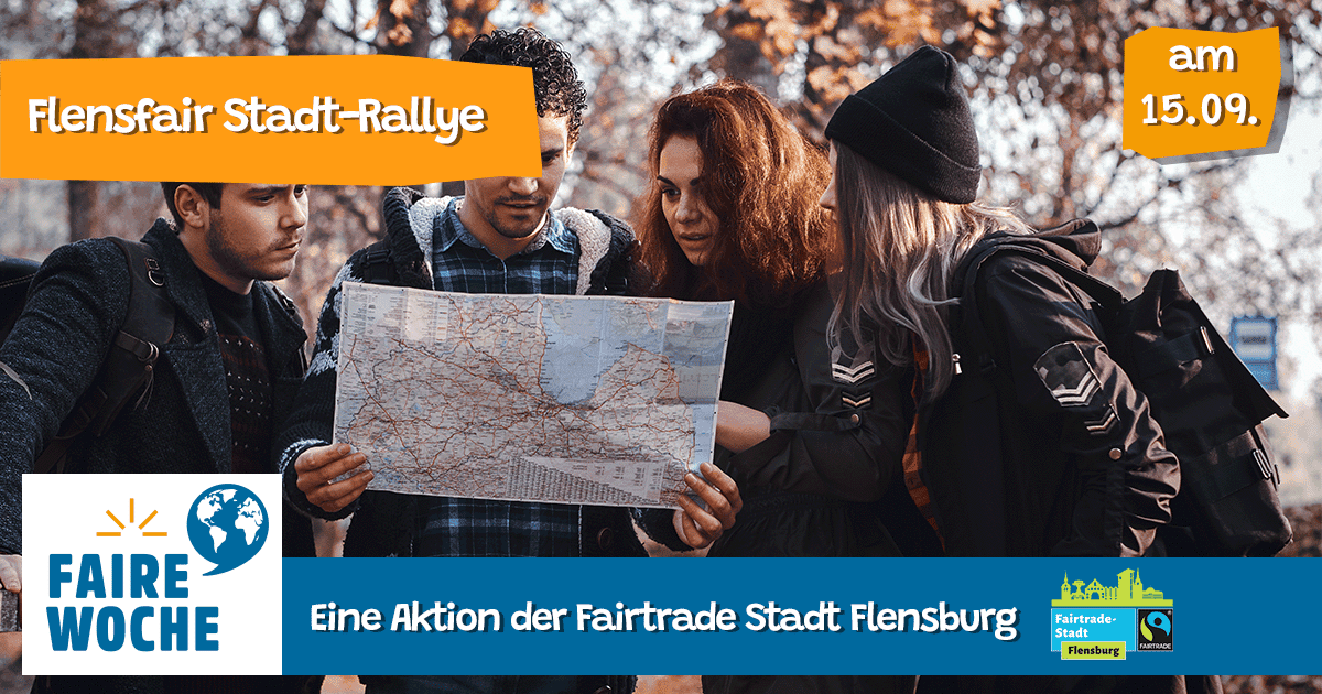 Termin Infografik Flensfair Stadt-Rallye zur Fairen Woche