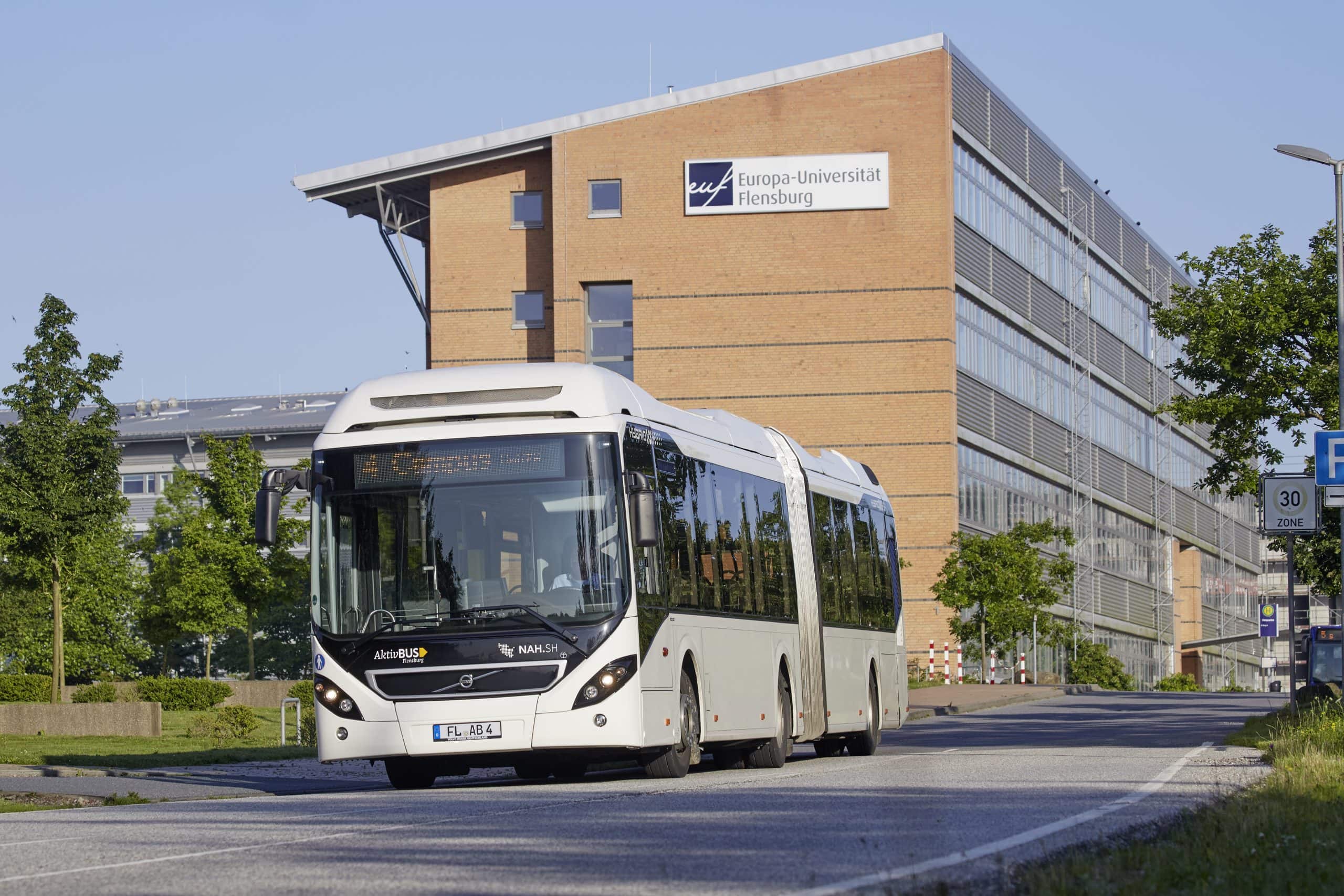 AktivBus abfahrt Europa-Universität Flensburg