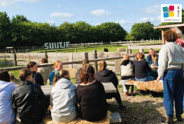 Schüler bei einer Aktion der Umwelttage 2025 der Eckener Schule Flensburg.