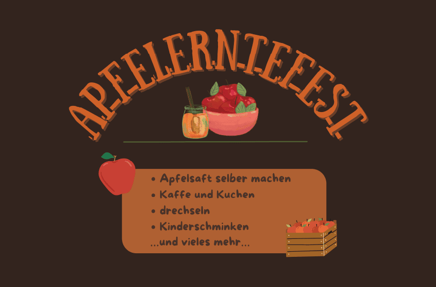 Apfelerntefest am 11. Oktober in Flensburg Tarup